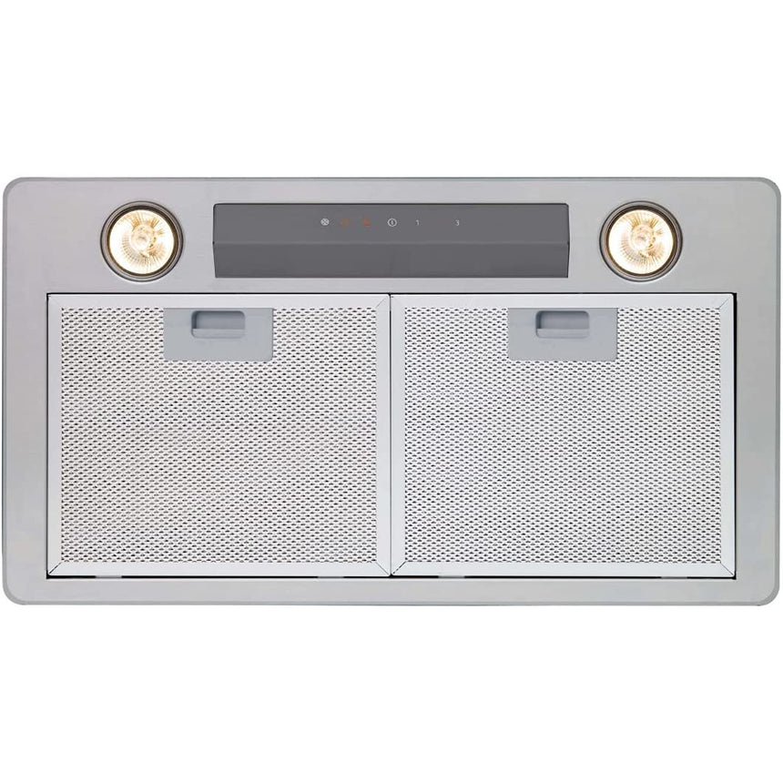 Hota Incorporabila Decorativa Cata GL 45 X, Capacitate Absorbtie 820 m3/h, 50 cm, 50 dB, Clasa A, Inox