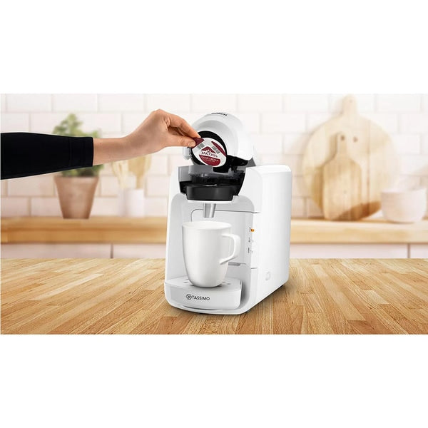 Espressor capsule BOSCH Tassimo Suny TAS3104, 0.8l, 1300W, 3.3 bar, alb