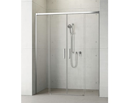 Usa dus glisanta pentru nisa Radaway Idea DWD, 170x200 cm, sticla securizata transparenta, profil crom