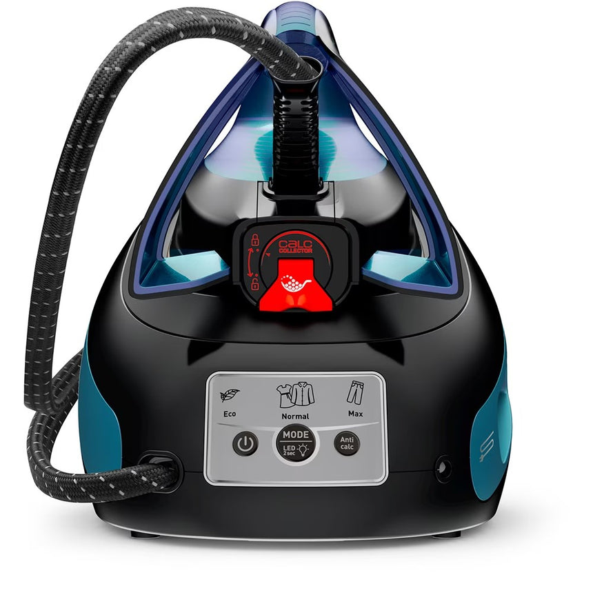 Statie de calcat TEFAL Express Vision SV8151E0, 2800W, 500g/min, 1800ml, talpa Durilium, albastru-negru