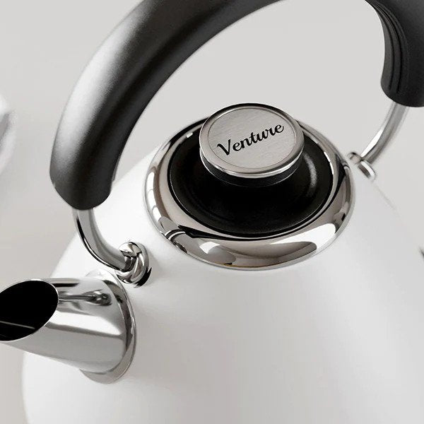 Fierbator de Apa MORPHY RICHARDS Venture Pyramid 100134EERROM, 1.5l, 2200W, Alb-Argintiu