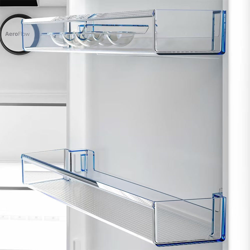 Combina frigorifica Beko B5RCNA366HXB1, 316 l, No Frost, Clasa C, AeroFlow, HarvestFresh, MaxStore, H 186,5 cm, Manhattan Gray