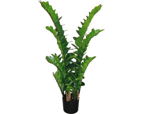 Planta Artificiala Zz Zamioculcas In Ghiveci H 110 Cm Verde