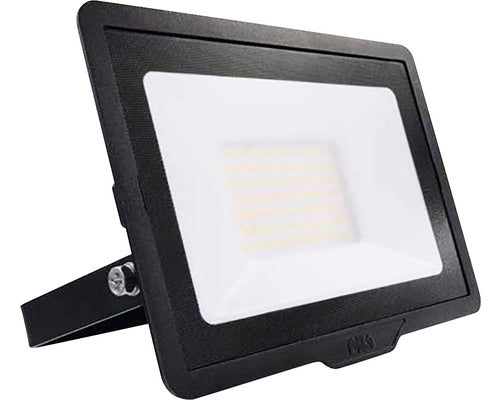 Proiector Led Exterior Pila 10w 800 Lumeni Ip65, Lumina Calda, Negru