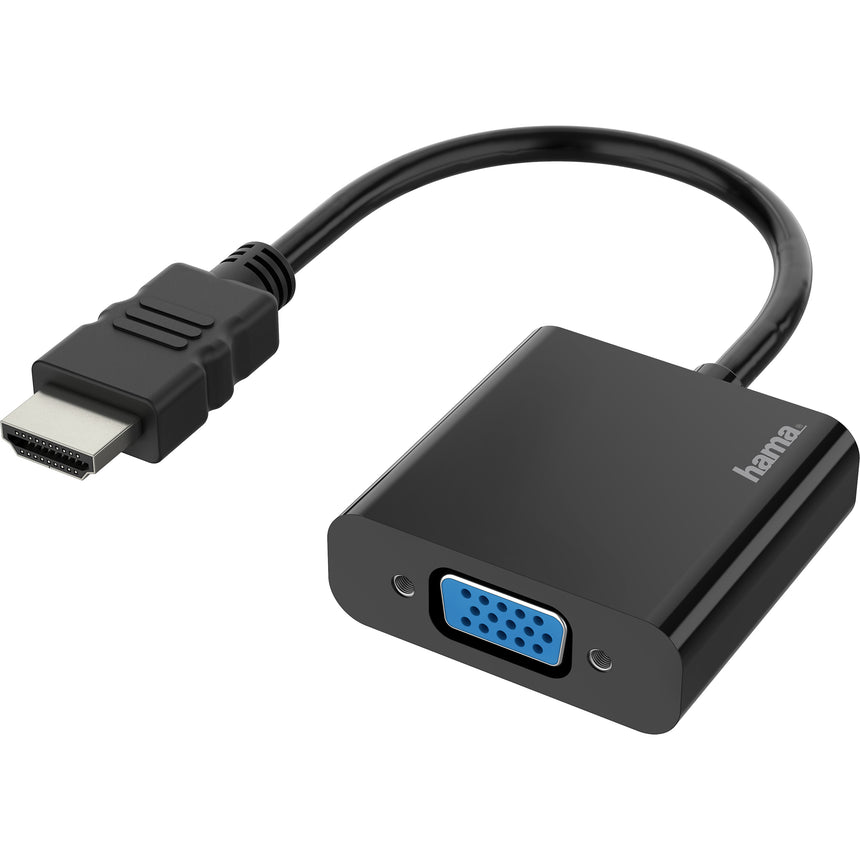 Adaptor Video Hama, stecher HDMI - priza VGA, priza Audio jack, Full HD 1080p