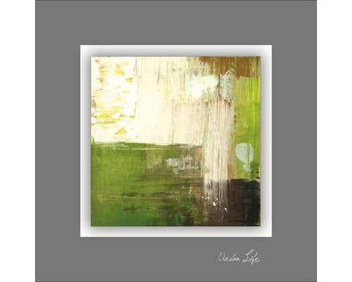 Tablou Metal Green Fields Iii 50x50 Cm