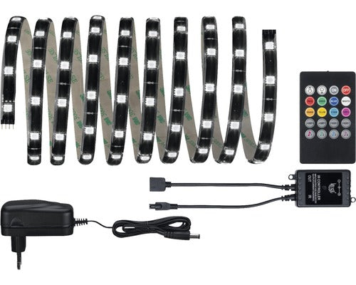 Banda Led Rgb Yourled 3m 17, 8w, Incl. Telecomanda & Alimentator