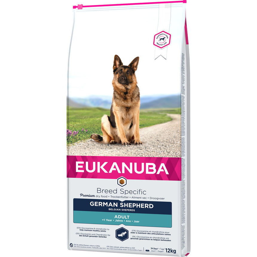 Hrana uscata pentru caini Eukanuba Ciobanesc German, 12Kg