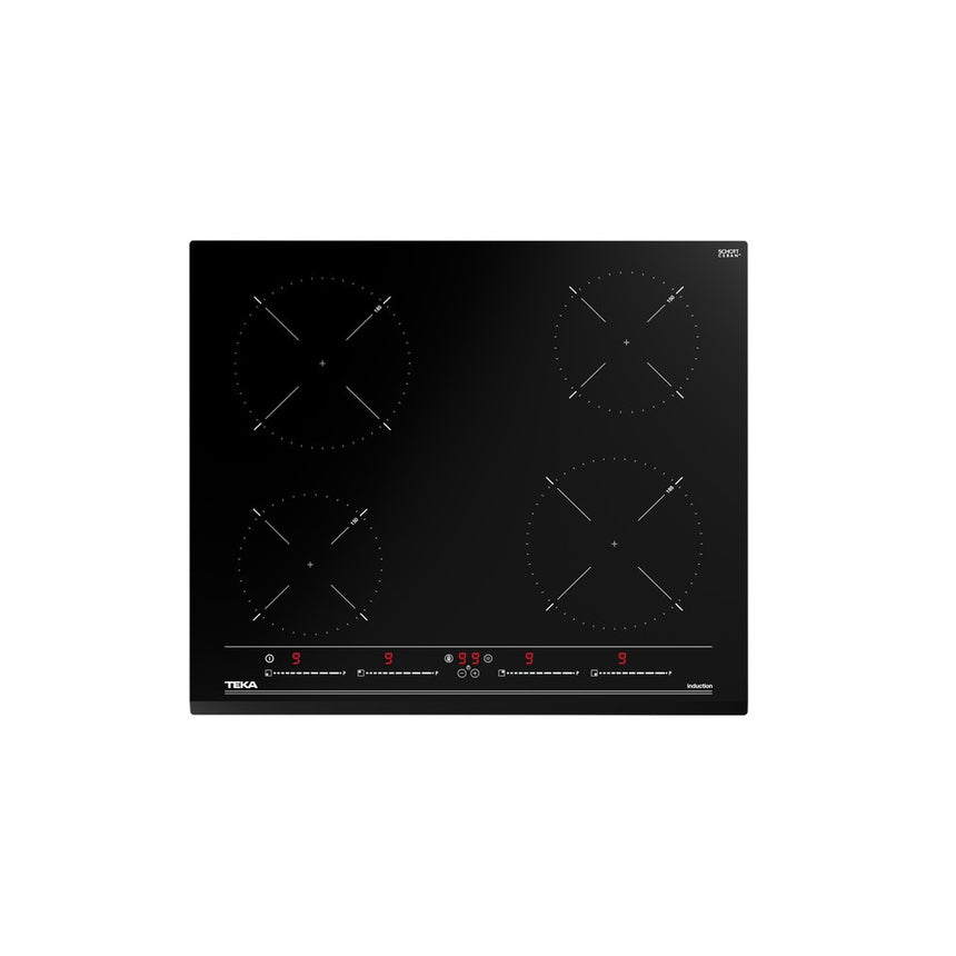Plita incorporabila Teka IZC 64010 Electrica, Inductie, 4 zone de gatit, senzori tactili, 60 cm, Negru