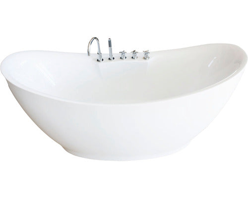 Cada de baie ovala freestanding Tender F 80x172x80 cm acril alb