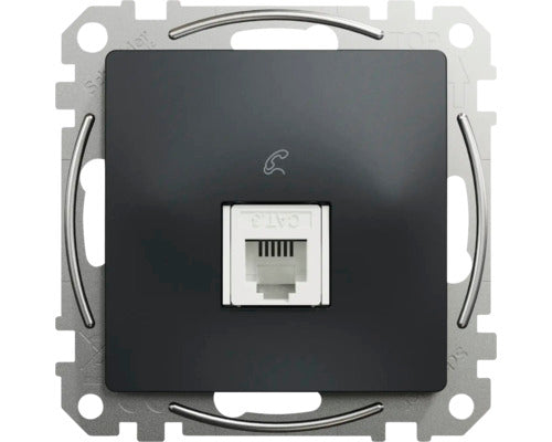Priza Telefon Rj11 Simpla Schneider Sedna Design, Antracit