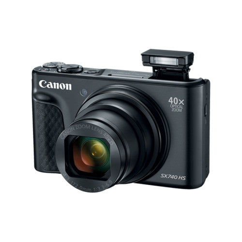 Aparat foto digital Canon Powershot SX740HS, 20.3MP, 4K, Negru
