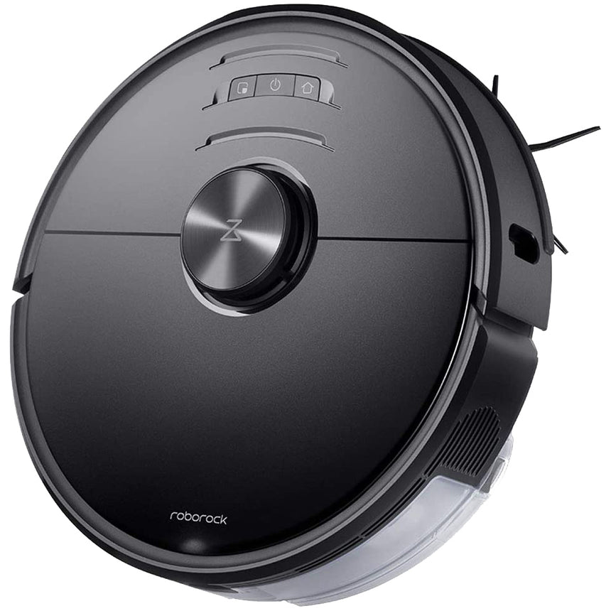 Robot de aspirare Roborock S6 MaxV, 66 W, ReactiveAI, Navigatie LiDAR, 5200 mAH, autonomie 3h, Mop, WiFi, Negru