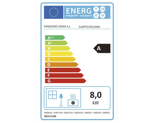 Semineu Pe Lemne Panadero Suerte Otel Negru 8, 0 Kw Cu Spatiu Depozitare Lemne