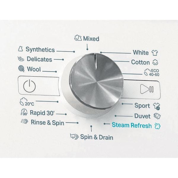 Masina de Spalat Rufe Frontala WHIRLPOOL FFB 7469 WV EE, Steam, 6th Sense, 7 kg, 1400rpm, Clasa A, Alb
