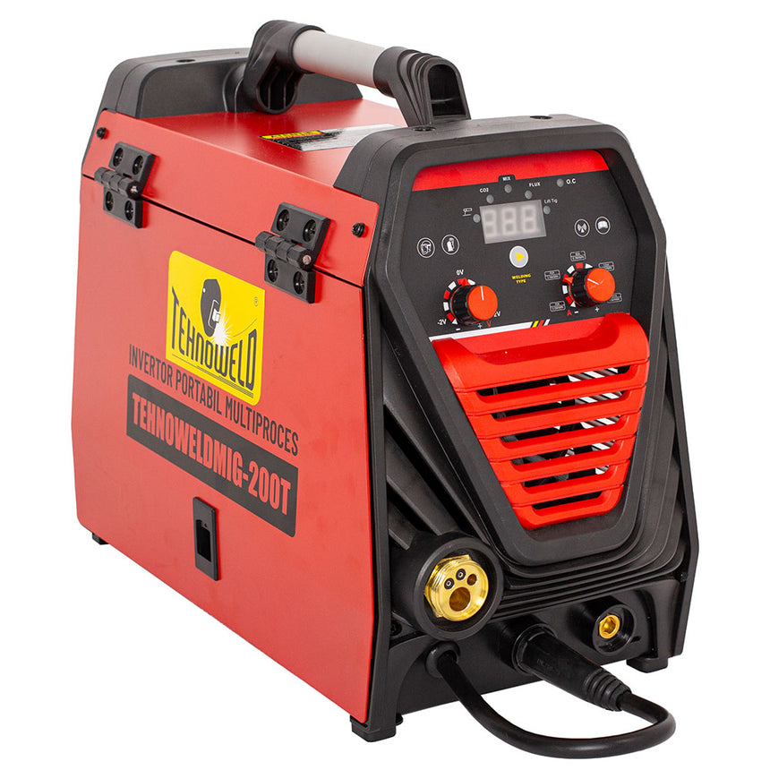 Invertor sudura 180 A Tehnoweld TEHNOWELDMIG-200T, electrod 1.6-4.0 mm, 12 kg, Mig-Mag, Tig, accesorii incluse, multiproces