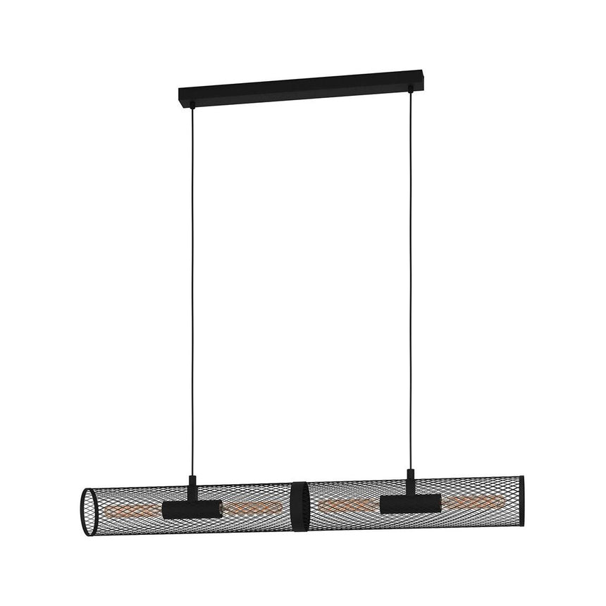 Lustra pe cablu, Eglo, 4xE27, Negru