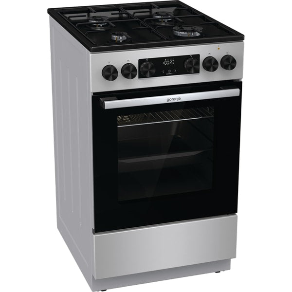Aragaz GORENJE GK5C60SJ, 4 arzatoare, Gaz, Electric, L 50 cm, Gri