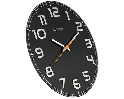 Ceas Perete Nextime Classy Round Negru Ø 30 Cm