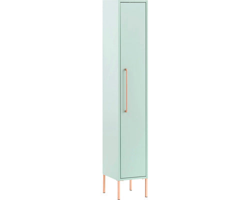 Dulap Baie Asezat Sari 250, 1 Usa, PAL, 25x154,7 cm, Verde Menta