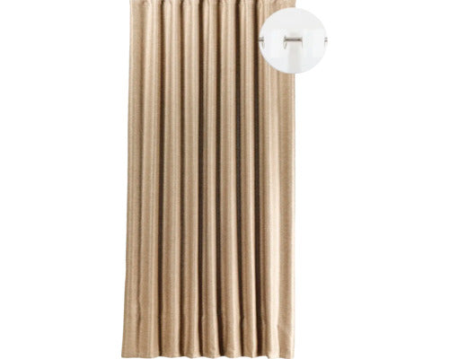 Draperie Cu Inele Amadeo Cafea 140x245 Cm