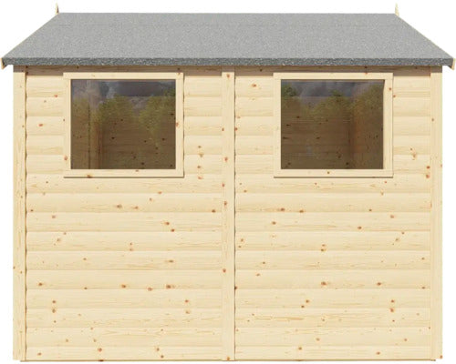 Casuta De Gradina Blockhaus Xl 19 Mm Cu Podea 244x239 Cm, Lemn