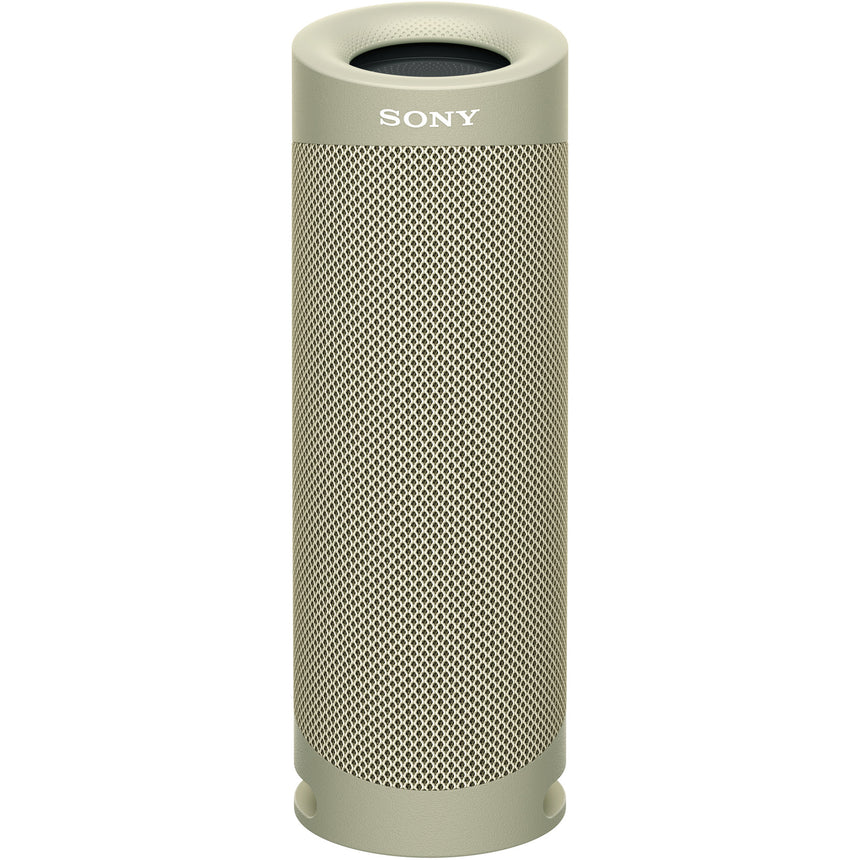 Boxa portabila Sony SRS-XB23C, Extra Bass, Rezistenta la apa IP67, Bluetooth 5.0, Autonomie 12 ore, Microfon, Bej