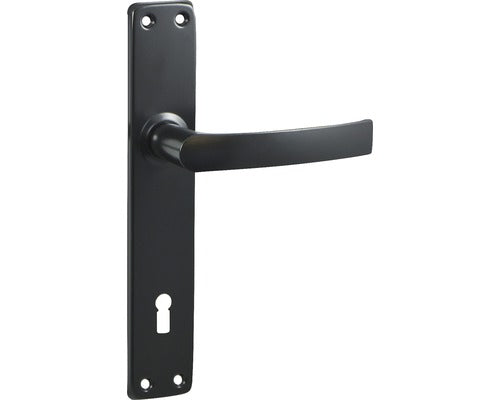 Manere Cu Sild Usa Interior Verofer Mures 90/220 Mm, Pentru Cheie Bb, Negru