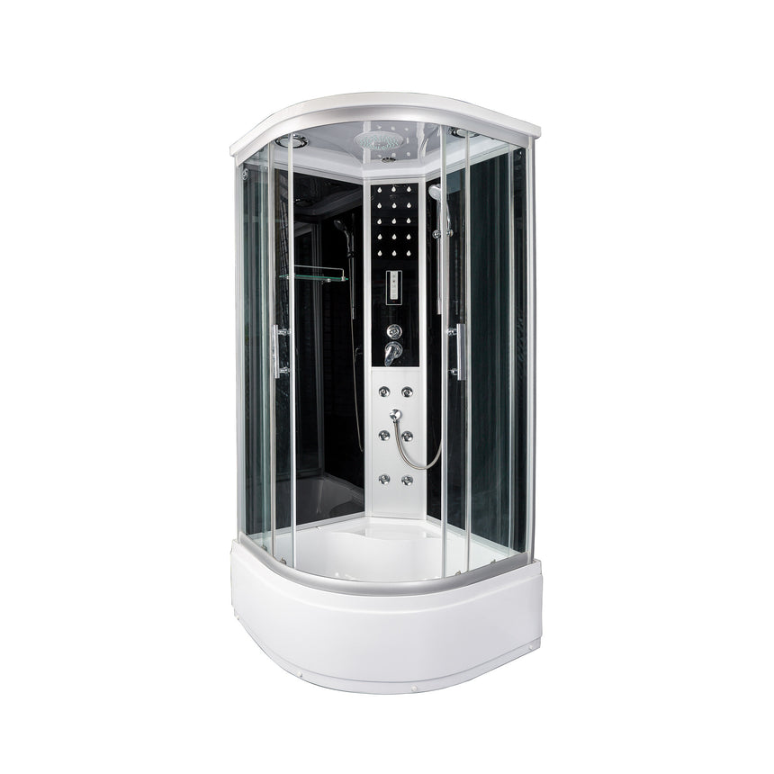 Cabina de dus completa cu montaj rapid VITA cu cadita inalta