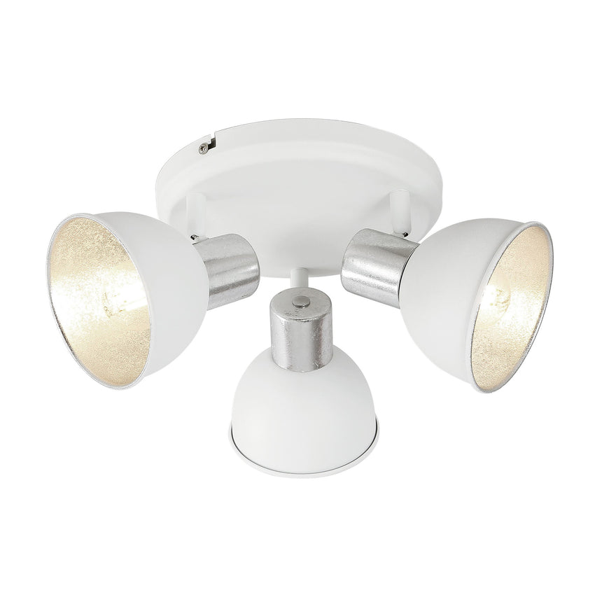 Plafoniera Klausen, FRESH PL3, Crom/Alb, KL163005, IP20, E14, 3 x 7 W