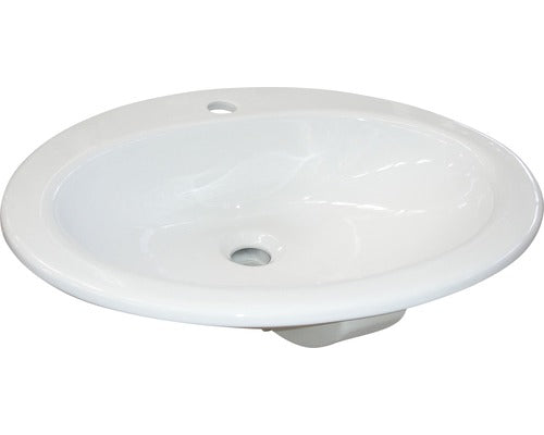 Lavoar Oval Neo, 56 cm, Montaj Incastrat, Alb