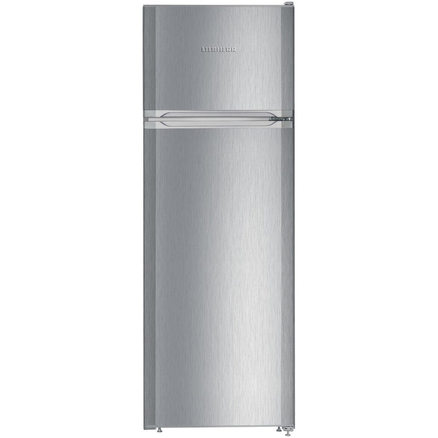 Frigider cu doua usi Liebherr CTPele251-26, 270 l, Clasa E, VarioSpace, SmartFrost, H 157.1 cm, Inox