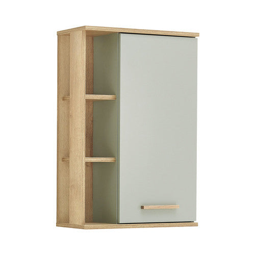 Dulap baie suspendat pelipal, Dimensiuni 50,5x74,5x20,5 cm, verde salvie
