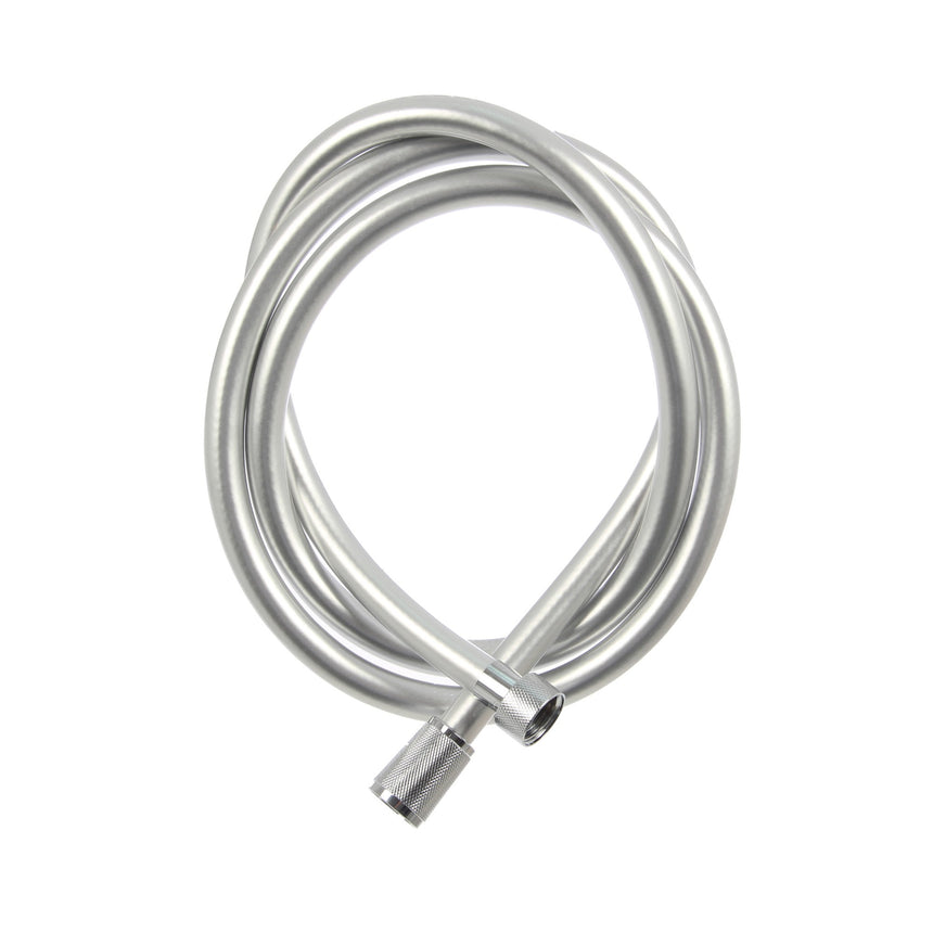 Furtun de dus Grohe VitalioFlex Trend 28742001, universal, 1.75 m, 5 bari, anti-indoire, anti zgarieturi, prindere cromata, argintiu