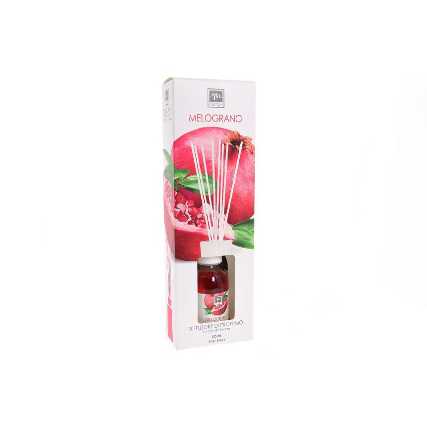 Odorizant cu betisoare bumbac, Mercury, 125 ml, Rodie