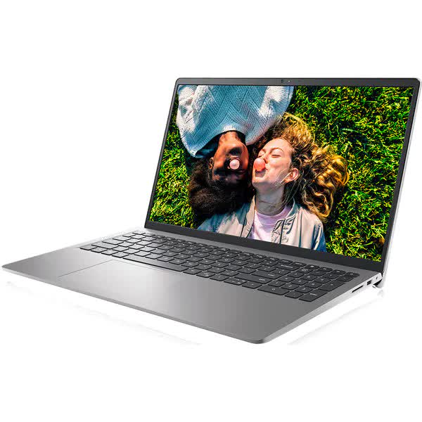 Laptop DELL Inspiron 15 3520, Intel Core i7-1255U pana la 4.7GHz, 15.6" Full HD, 16GB, SSD 512GB, Intel Iris Xe Graphics, Windows 11 Home, Argintiu
