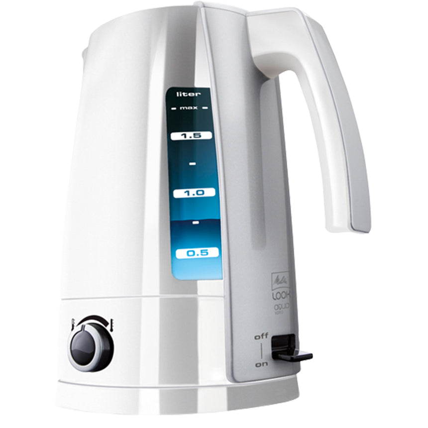 Fierbator Melitta Look® Aqua Vario®, 2400W, 1.7l, Alb