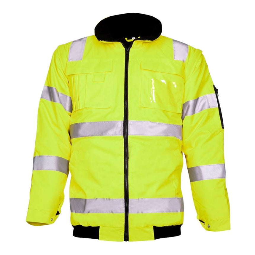 Jacheta de lucru reflectorizanta 2 in 1 HOWARD, culoare galben, marimea L