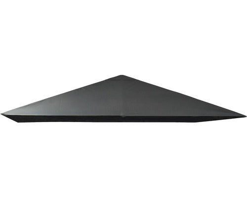 Prelata Pentru Pavilion S 6819336 Cu Panou Lateral Pliabil Poliester 3x3x2, 5 M Antracit