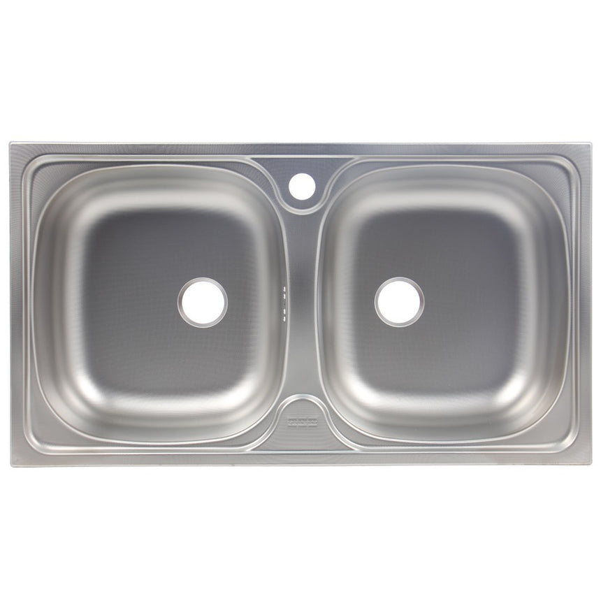 Chiuveta bucatarie inox dekor, Franke CIN 620, 2 cuve, 780 x 435 mm