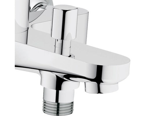 Baterie cada Grohe BauEdge 23334000, 1/2'', monocomanda, cartus ceramic, diverter, protectie reflux, crom