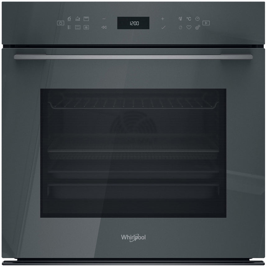 Cuptor incorporabil Whirlpool WOI78HT1SSGA, Electric, 73 l, Autocuratare hidrolitica,Thenologie al 6-lea simt, Casa A+, Gri