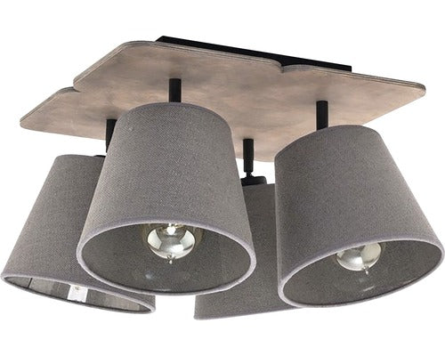 Plafoniera Awinion E27 Max. 4x40w, Gri