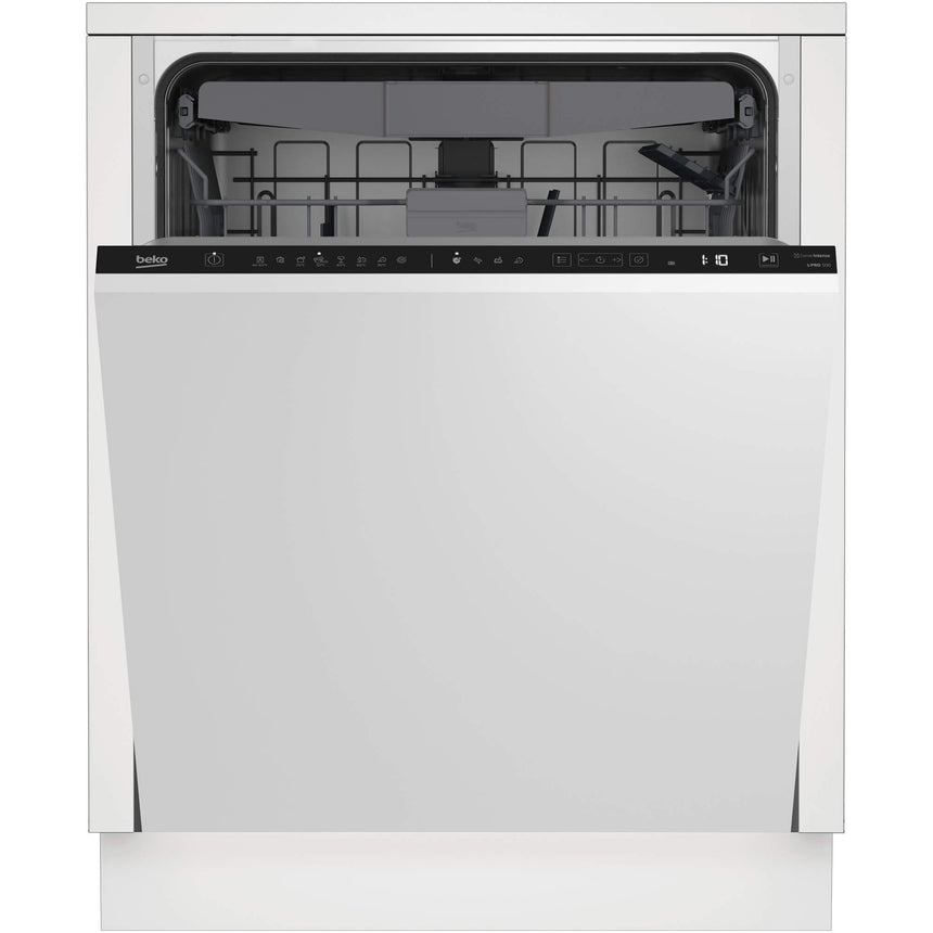 Masina de spalat vase incorporabila Beko BDIN38651C, 16 seturi, 8 programe,TrayWash, Fast+, CornerIntense, Motor ProSmart Inverter, AutoDoor Opening, Active Ventilation, Clasa B, 60 cm