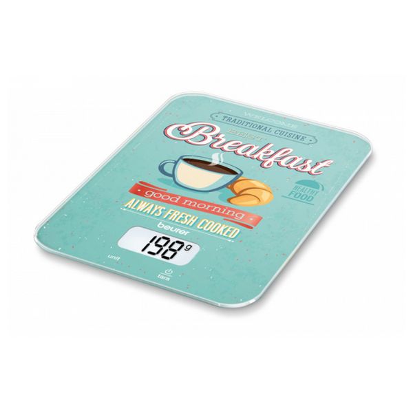 Cantar de bucatarie Beurer KS19 Breakfast, 5 kg, taste senzori
