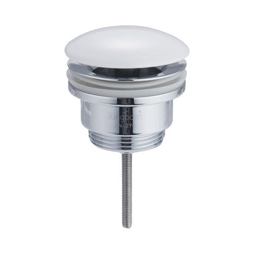 Ventil universal, Jungborn, 1 1/4", cu capac ceramic, alb