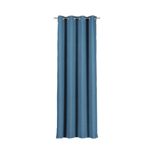 Draperie cu inele Tysa, uni turcoaz, efect umbrire, 140x245 cm