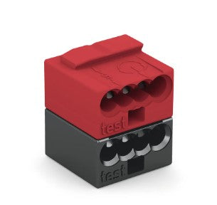 Cleme Legaturi Rapide Cabluri Wago 4x 0, 6-0, 8 Mm², 50 Buc. (Gama 243-211)