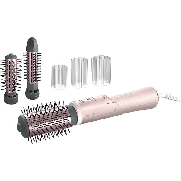 Set Perie de par + Accesorii, Philips, Roz