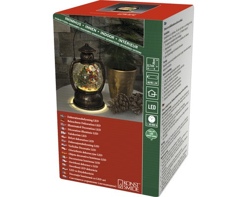 Felinar Cu Led Konstsmide, Cu Baterii, Mos Craciun, I 20 Cm, Alb Cald